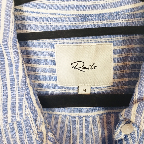 Rails Charlie azure stripe shirt - Picture 4 of 6
